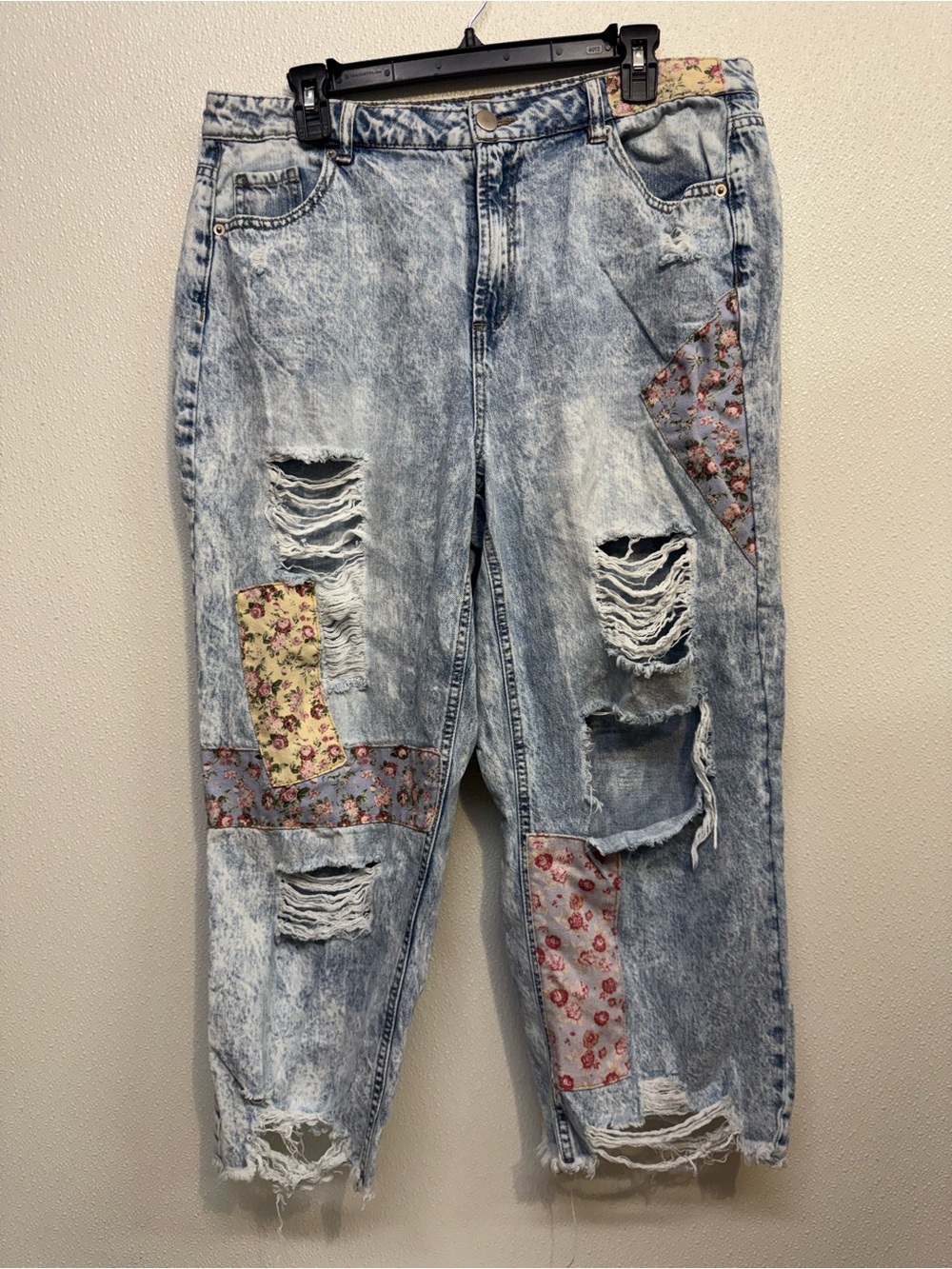 Cato Almost Famous Patchwork Jeans Sz 16